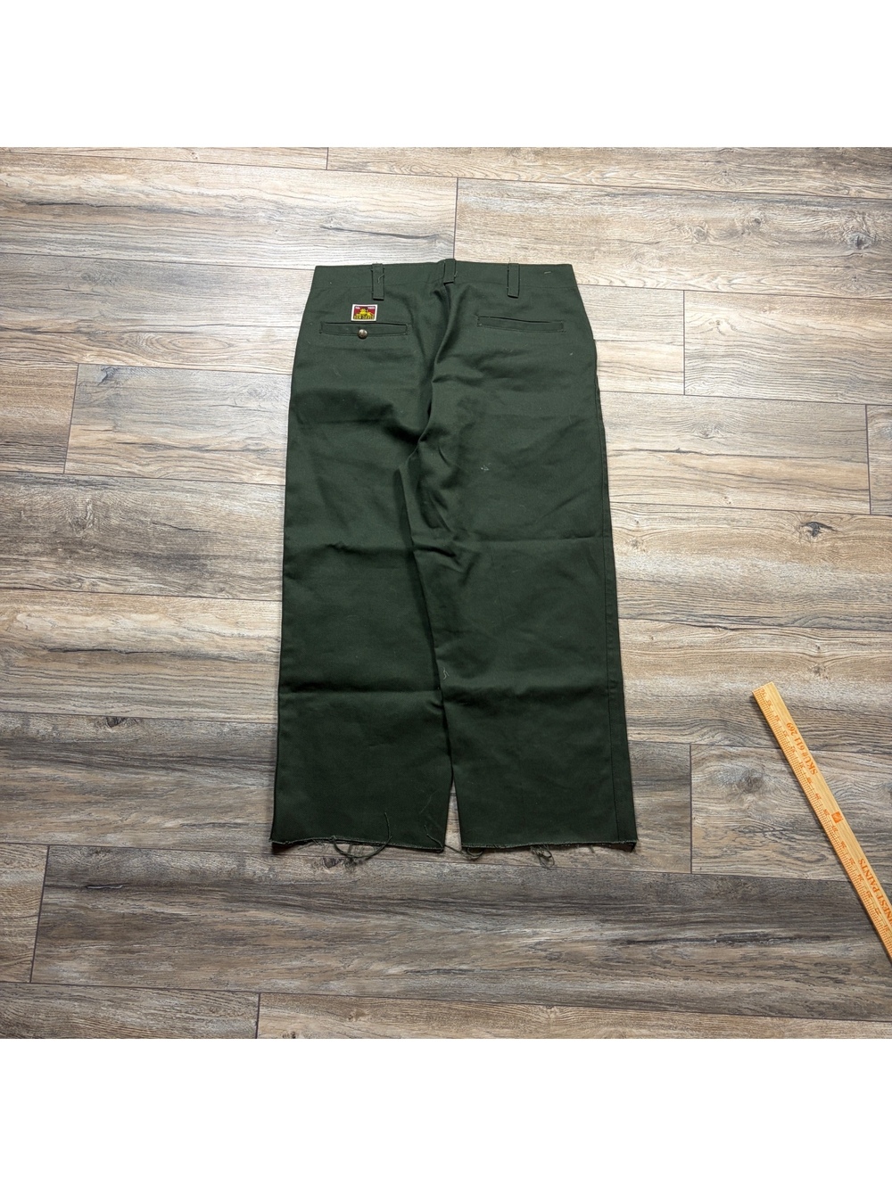 Ben Davis Olive Green Work Pants Size 36